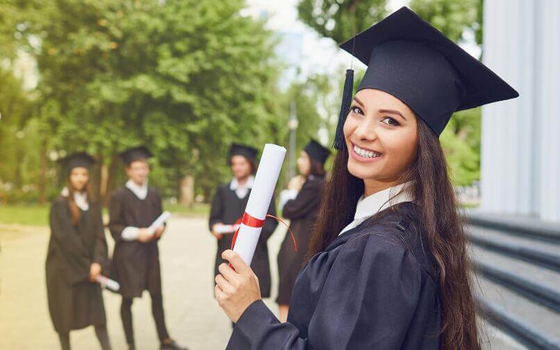 Estudiante que se gradúa